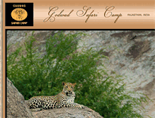 Tablet Screenshot of leopardsafaricamp.com